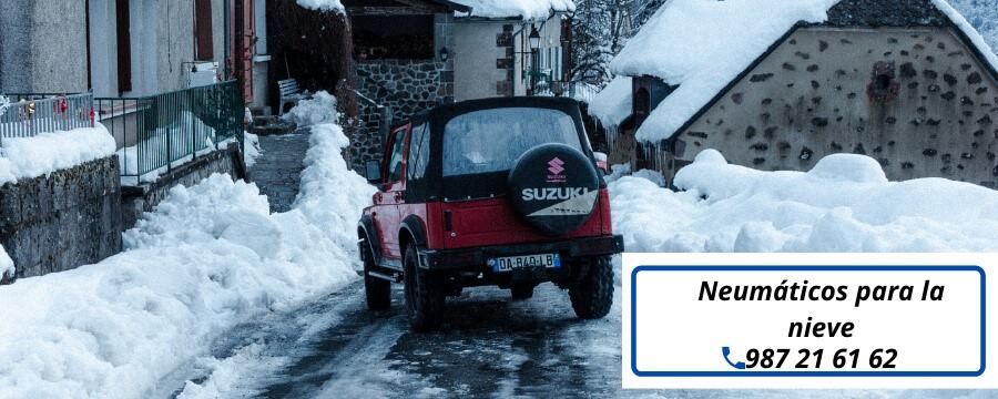Neumáticos para cuando hay nieve
