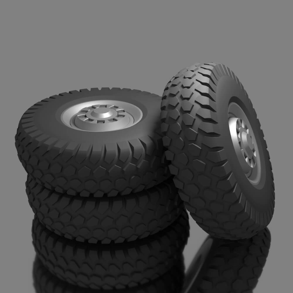 Neumático usado en León